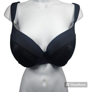 Jessica Simpson Black Lace Underwire Bra with Padding Size 40D